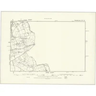 1887 Map of Pembrokeshire XXX.SW, 1888 Print