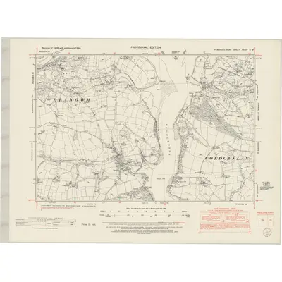 1948 Map of Pembrokeshire XXXIV.NW, 1953 Print