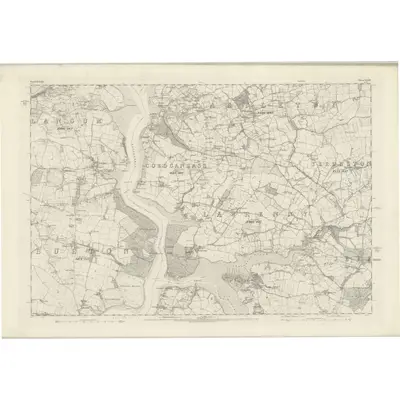 1863 Map of Pembrokeshire XXXIV, 1869 Print