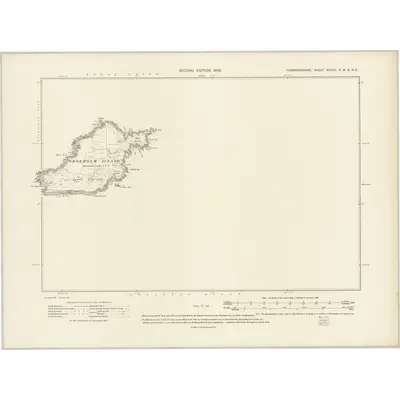 1906 Map of Pembrokeshire XXXVII.NW & NE, 1908 Print