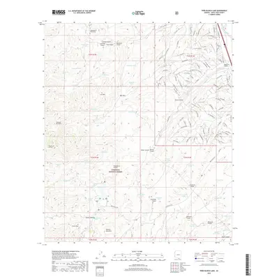 2018 Map of Pena Blanca Lake, 2018 Print