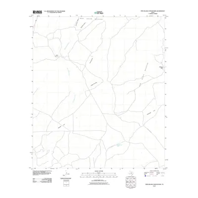2010 Map of Pena Blanca Mountains, 2010 Print