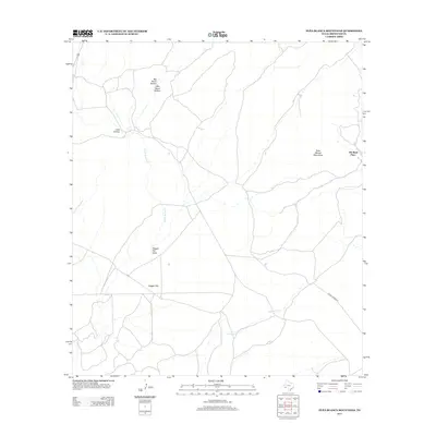 2012 Map of Pena Blanca Mountains, 2012 Print
