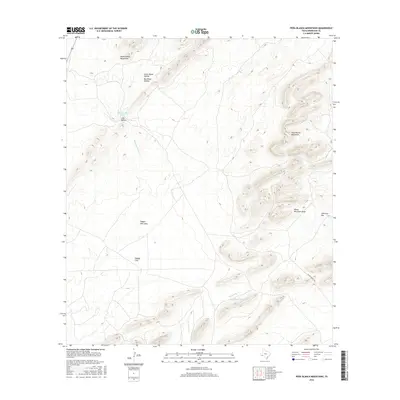 2016 Map of Pena Blanca Mountains, 2016 Print