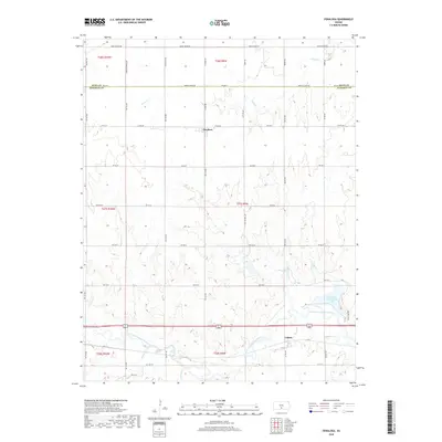 2018 Map of Penalosa, 2018 Print