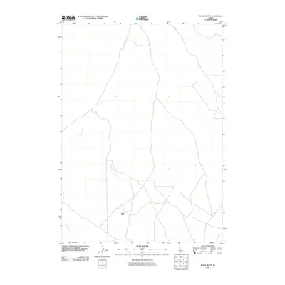 2010 Map of Pence Butte, 2010 Print