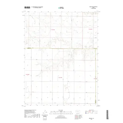 2018 Map of Pence NW, 2018 Print