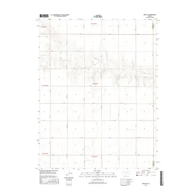 2015 Map of Pence SW, 2015 Print
