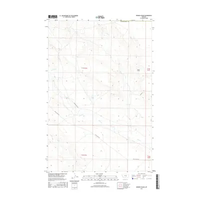 2017 Map of Pender Coulee, 2017 Print