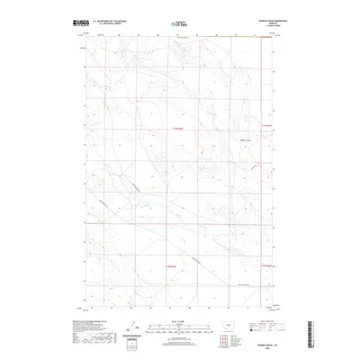 2020 Map of Pender Coulee, 2020 Print