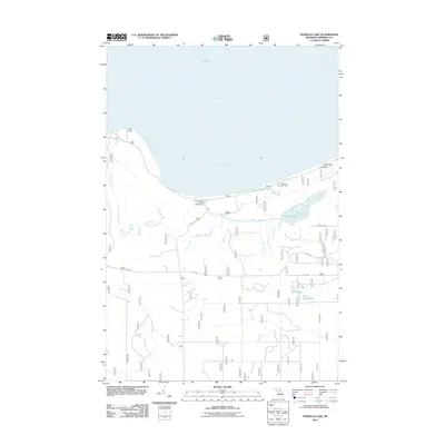 2011 Map of Pendills Lake, 2011 Print