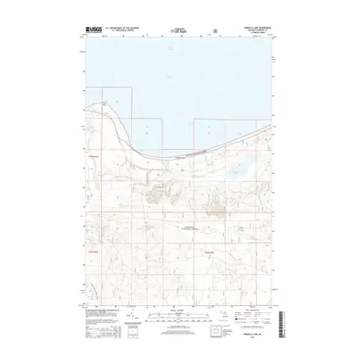 2014 Map of Pendills Lake, 2014 Print