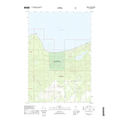 2019 Map of Pendills Lake, 2019 Print
