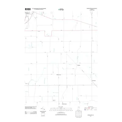 2013 Map of Pendleton, 2013 Print