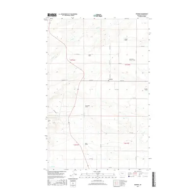 2017 Map of Pendroy, 2017 Print
