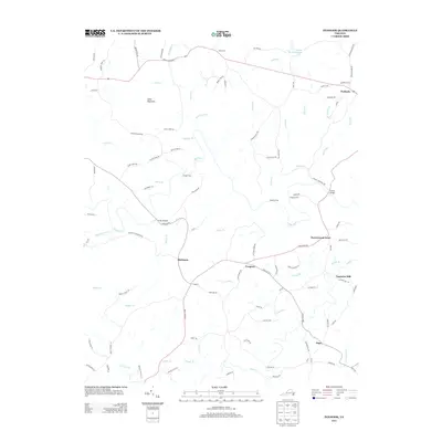 2013 Map of Penhook, 2013 Print