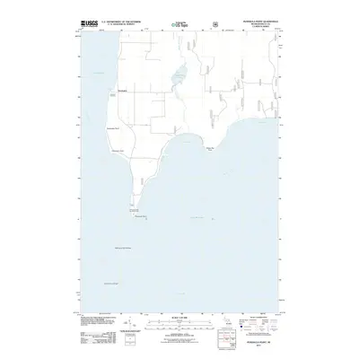 2011 Map of Peninsula Point, 2011 Print