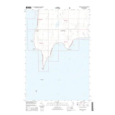 2014 Map of Peninsula Point, 2014 Print