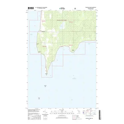 2017 Map of Peninsula Point, 2017 Print