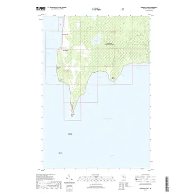 2019 Map of Peninsula Point, 2019 Print