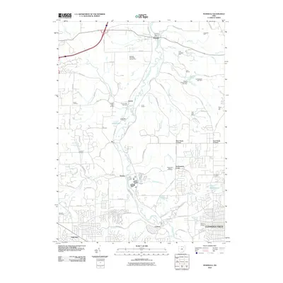 2010 Map of Peninsula, 2010 Print