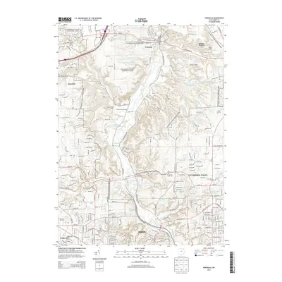 2013 Map of Peninsula, 2013 Print