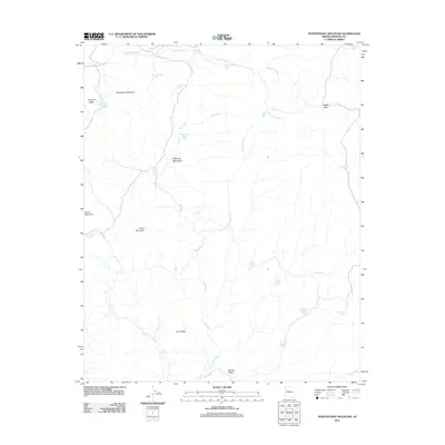 2011 Map of Penitentiary Mountain, 2011 Print
