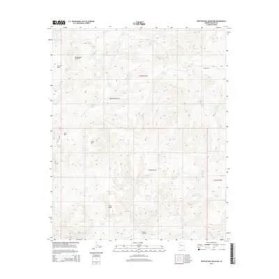 2014 Map of Penitentiary Mountain, 2014 Print