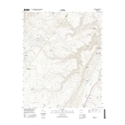 2016 Map of Pennine, 2016 Print