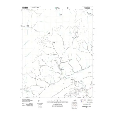 2011 Map of Pennington Gap, 2011 Print