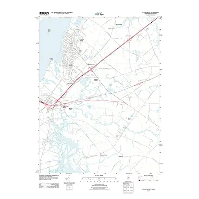 2011 Map of Penns Grove, 2011 Print