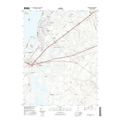 2016 Map of Penns Grove, 2016 Print