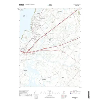 2019 Map of Penns Grove, 2019 Print