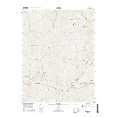 2014 Map of Pennsboro, 2014 Print