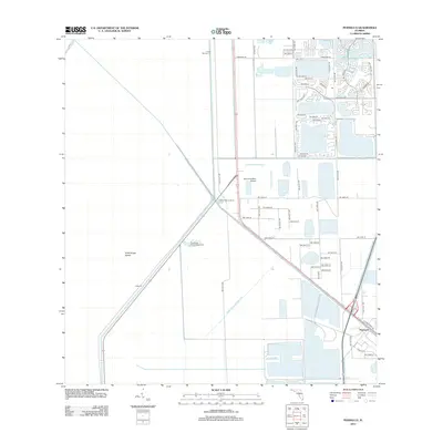 2012 Map of Pennsuco, 2012 Print
