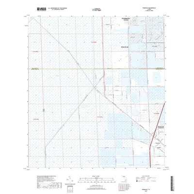 2018 Map of Pennsuco, 2018 Print