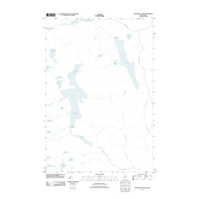 2011 Map of Penobscot Lake, 2011 Print