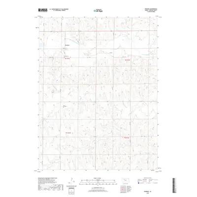 2018 Map of Penokee, 2018 Print