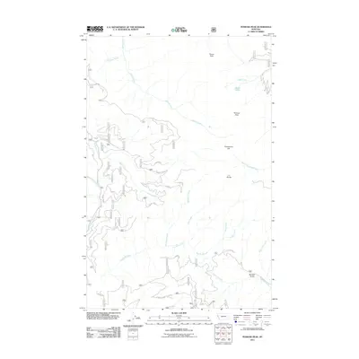 2011 Map of Penrose Peak, 2011 Print