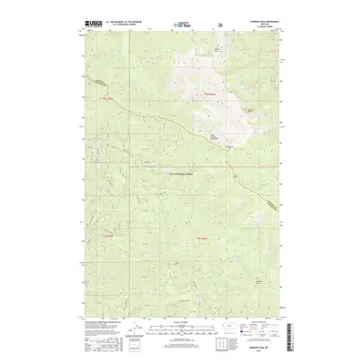 2017 Map of Penrose Peak, 2017 Print