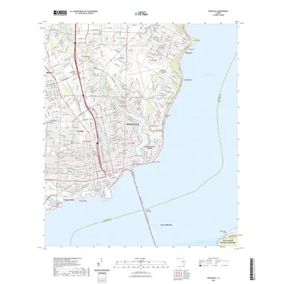 2021 Map of Pensacola, 2021 Print