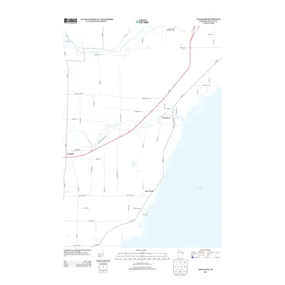 2013 Map of Pensaukee, 2013 Print