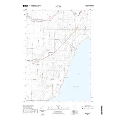 2018 Map of Pensaukee, 2018 Print