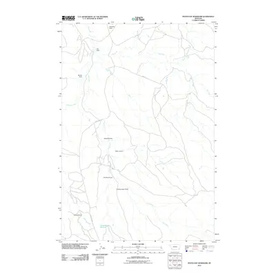 2011 Map of Pentecost Reservoir, 2011 Print