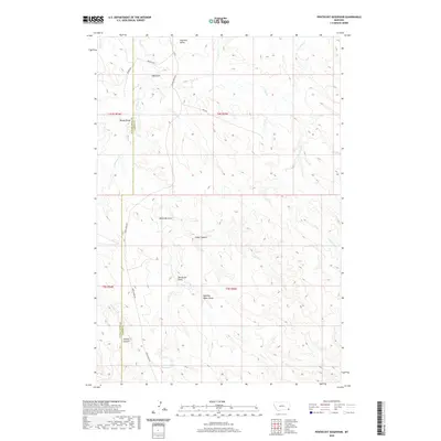 2020 Map of Pentecost Reservoir, 2020 Print