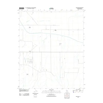 2012 Map of Pentland, 2012 Print