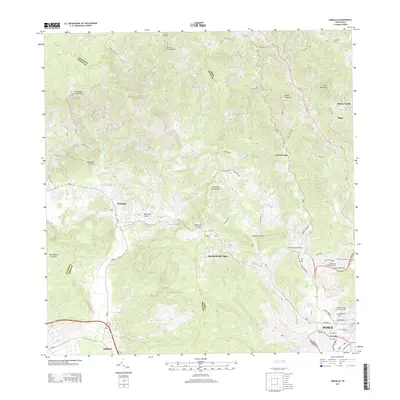 2013 Map of Penuelas, 2013 Print