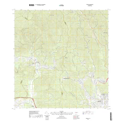 2018 Map of Penuelas, 2018 Print