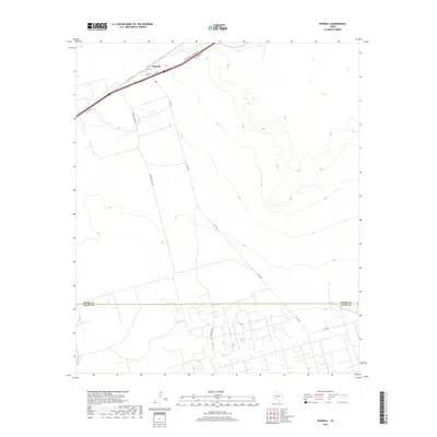 2019 Map of Penwell, 2019 Print