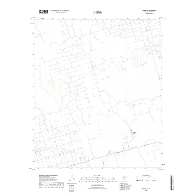 2019 Map of Penwell SE, 2019 Print